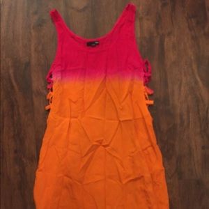 Ombré tank dress